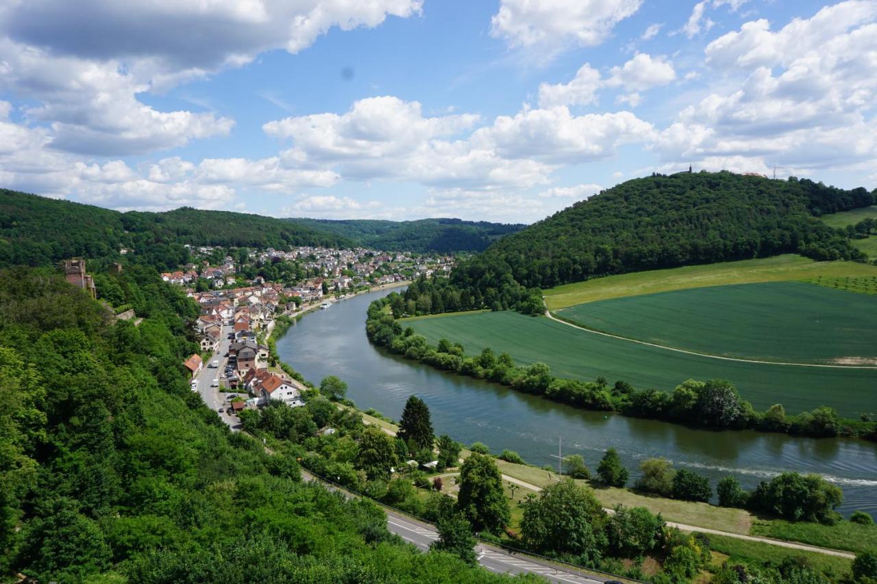 Fewo Am Neckarsteig Mit Anbindung An Heidelberg Neckarsteinach Exterior photo